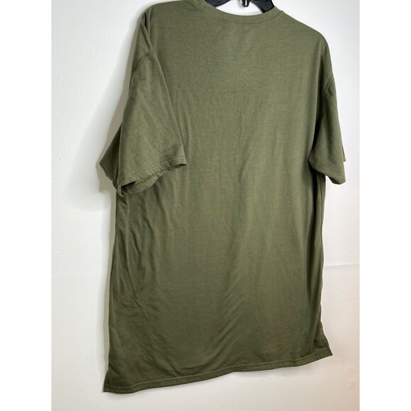 BYLT Basics Mens V-Neck Signature Lux T Shirt Size XL Drab Green Army Green - Picture 5 of 7